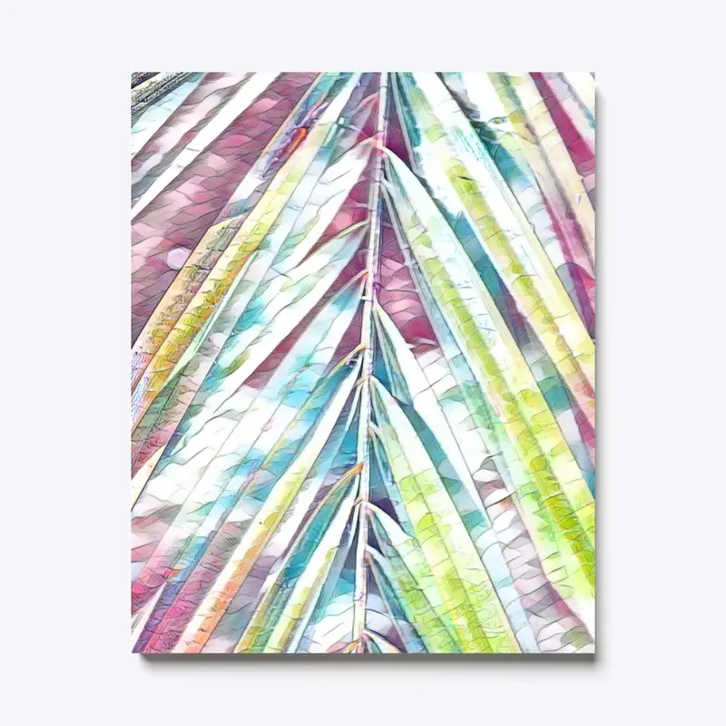 Colorful Palm Leaf