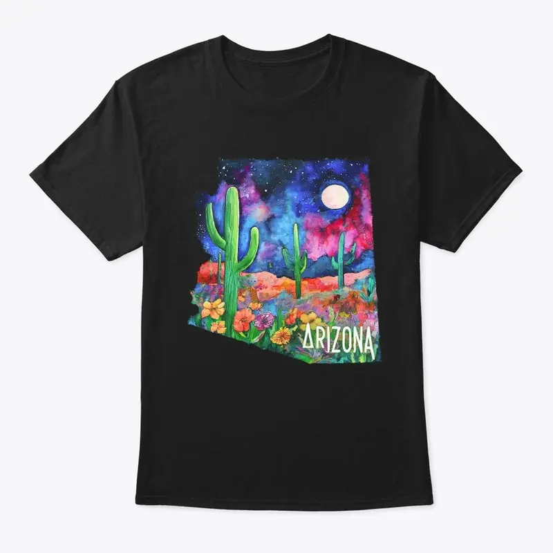 Arizona State Saguaro and Floral Design